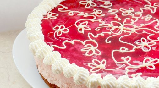 Вишнёвый торт с шоколадным кремом