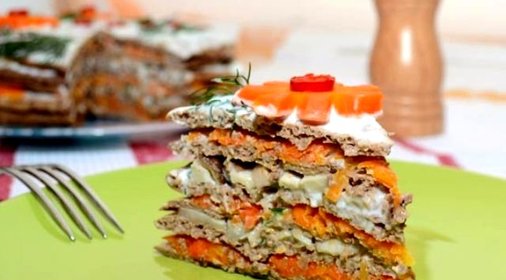 Печеночный торт по Дюкану