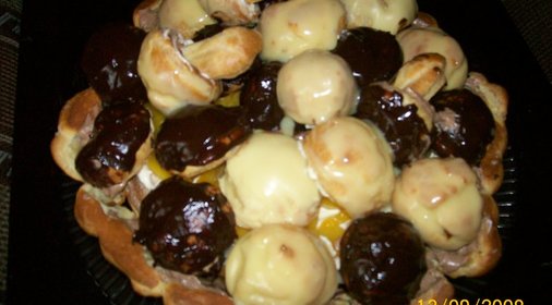 торт Корзинка с грибами