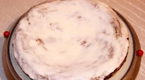 Торт сметанно медовый