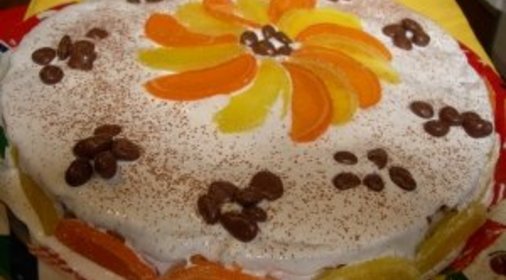 тортик песочный с лимонным соком