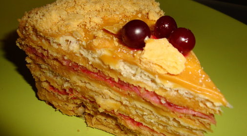 Мой торт в наполеоновском стиле