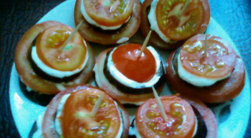 Баклажановые тортики