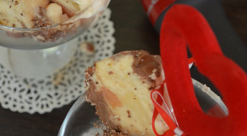 Тропический фруктовый торт -мороженое