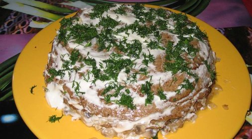 Печеночный торт