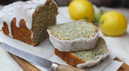 Лимонный торт с маком