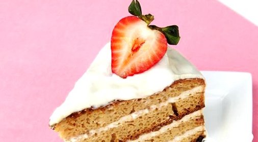 Торт из сметаны с глазурью