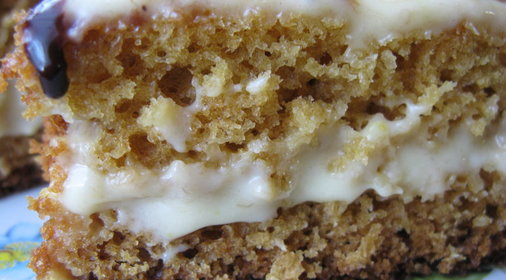 Бисквит на кефире, пирожные и торт из него