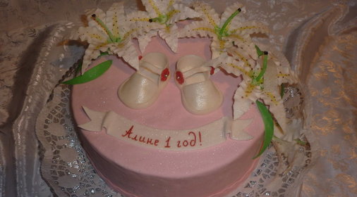 Именинный шоколадный торт