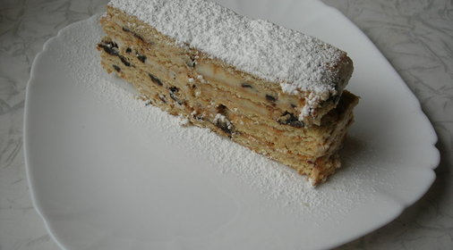 Торт без выпечки с творогом и черносливом. Видео