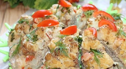 Мясной торт с цветной капустой