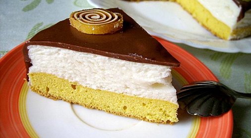 Торт Птичье молоко со сгущенкой