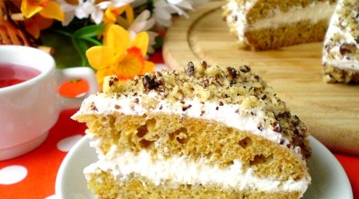 Морковный торт