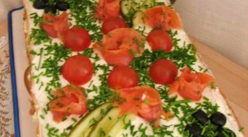 бутербродный торт- 2