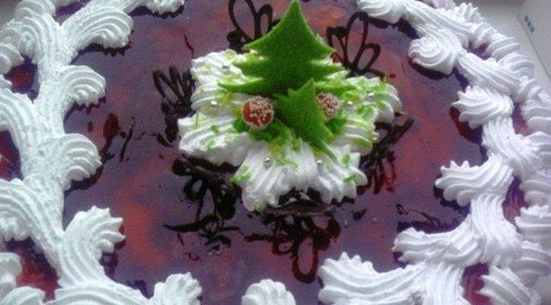 Творожно-фруктовый торт