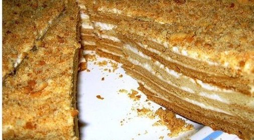 Медовый торт.