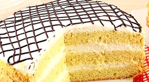 Бисквит со сметанным кремом
