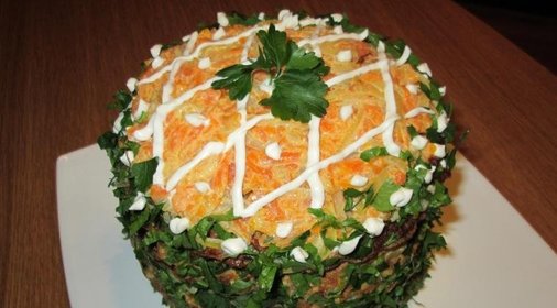 Печеночный торт из говяжьей печени