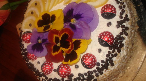 торт МИШЕЛЬбисквитный с курдом