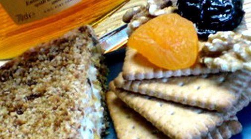 Торт домашний из печенья,творога и сухофруктов