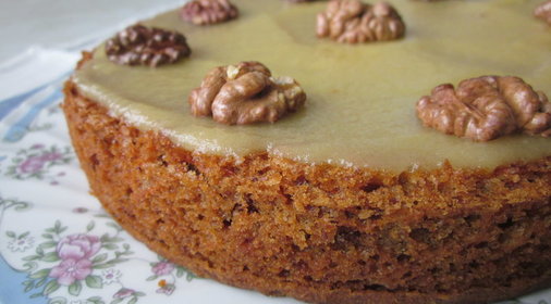 Морковный торт (постный)