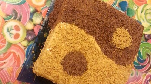 Шоколадно-ореховый торт из печенья «Дуализм»