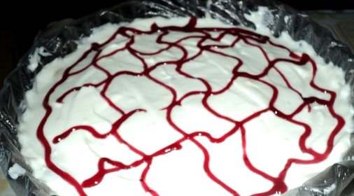 Торт из фруктов без выпечки