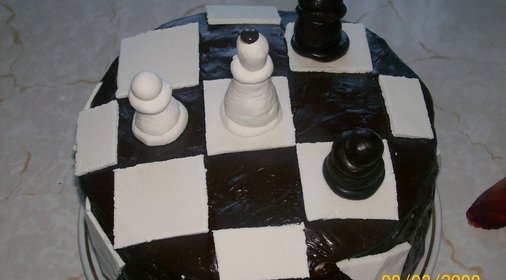 шахматный торт