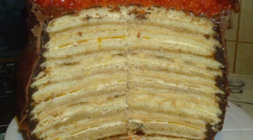 Торт Бочонок с икрой