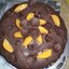 Сырно-апельсиновый торт с шоколадной мастикой