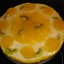 Торт с белым шоколадным муссом и персиками