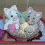Торт Кошки в лукошке