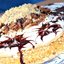 Меренговый торт с молочным кремом, карамелью и орешками