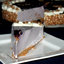Торт-десерт с рикоттой и черникой Северный цвет