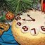 Торт Часы на Новый год