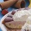 Торт из мороженого и фруктов