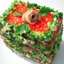 Закусочный торт селёдочно-икорный