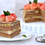 Блинный торт с карамельным муссом