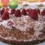 Малиново-шоколадный торт-суфле