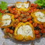 Закусочный торт с овощами и козьим сыром