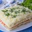 Закусочный торт из вафельных коржей