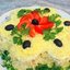 Салат-торт с крекерами