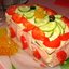 Бутербродный тортик «Мясной»