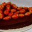 Торт шоколадный с клубникой