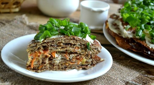 Печеночный торт