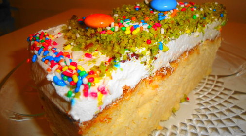 Творожный торт без муки