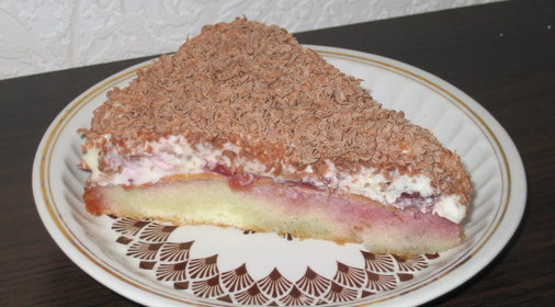 торт с вишней - Неженка