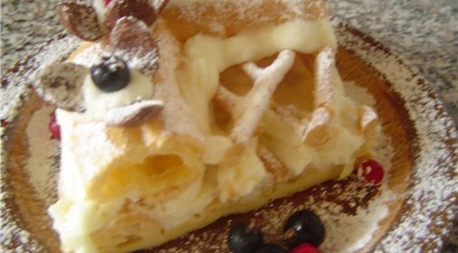 Торт из заварного теста