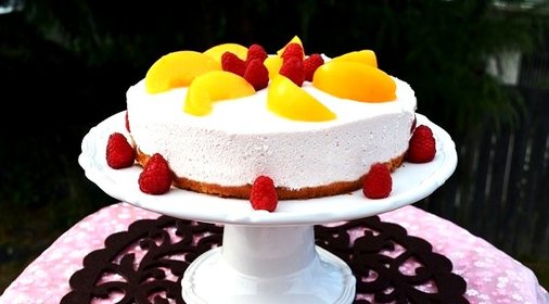 Торт со сметаной и желатином