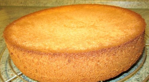 Ванильный бисквит для торта